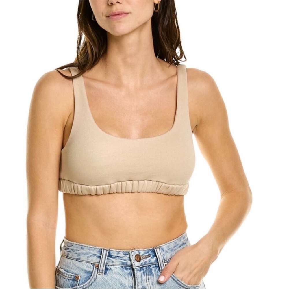 DONNI.Fleece Bra Top. Size S. NWT. MSRP$90 .